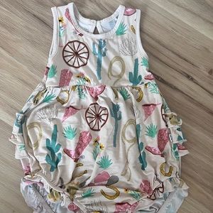 Little Sleepies Play ready to rodeo bubble romper